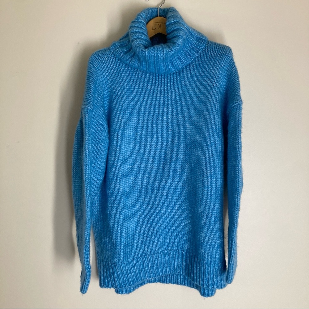 American Eagle Outfitters Women's Blue Turtleneck Sweater New With Tags